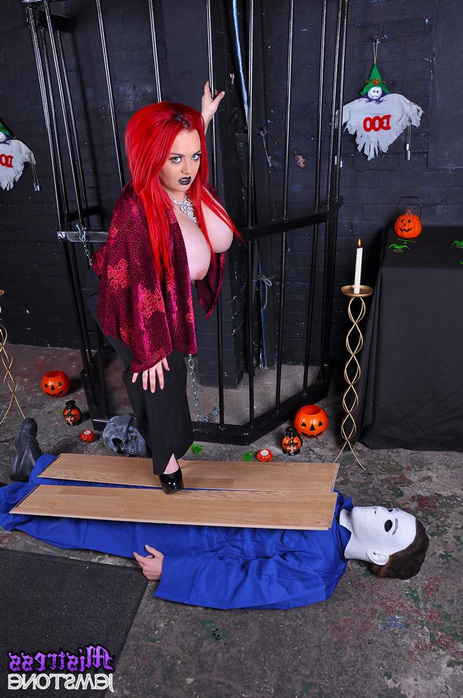 13P Michael Myers is subjected to the whims of Mistress Jemstone at Halloween