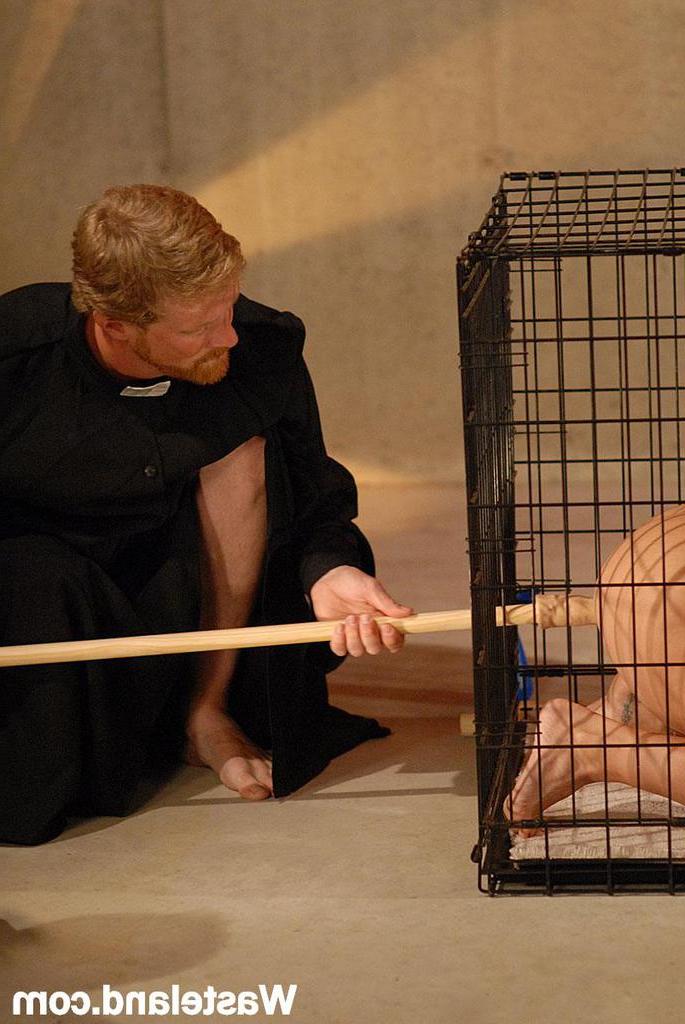14P Slave girl gets released from her cage for sex after getting toyed