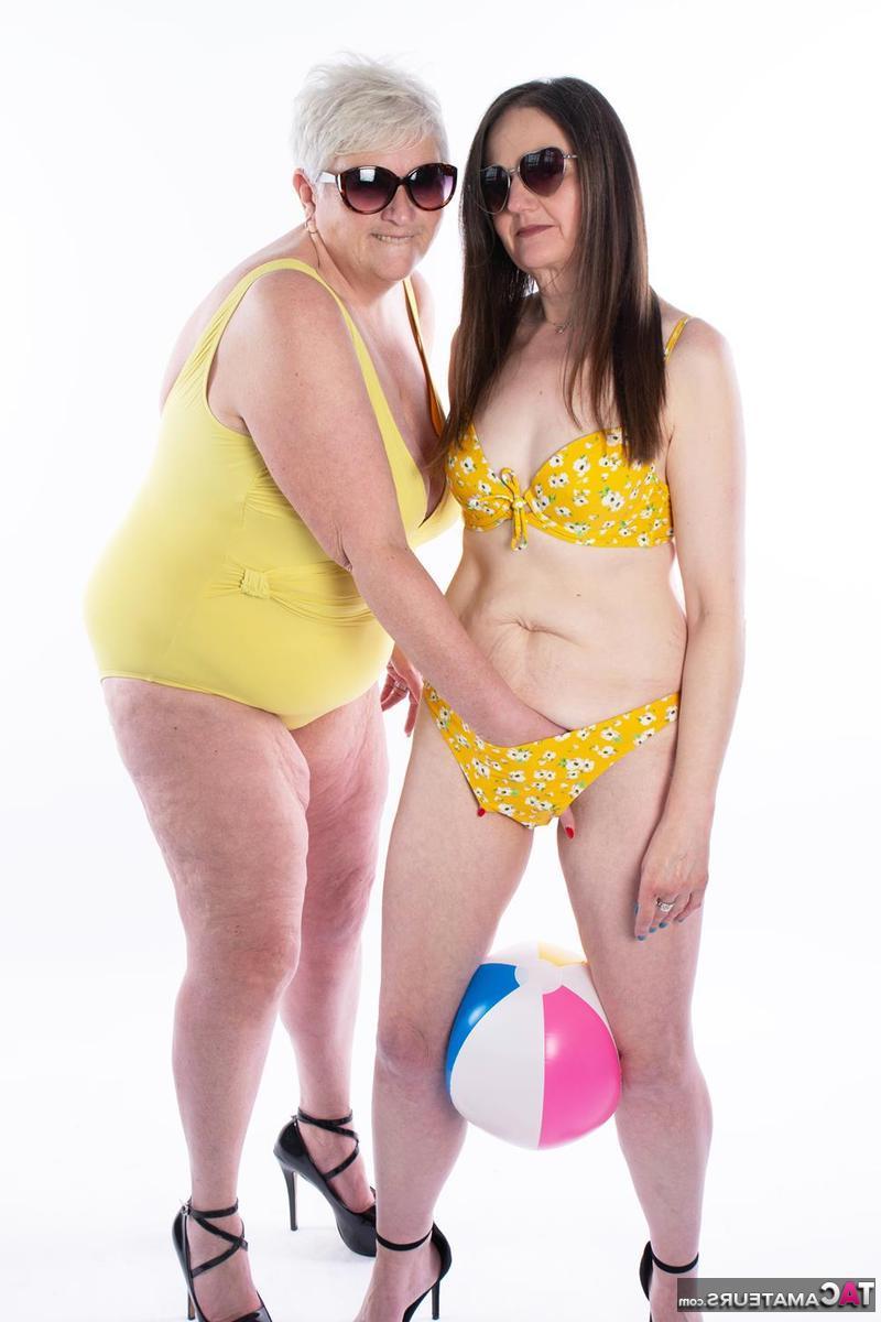 16P La señora mayor Reckless Temptation besa con la lengua a una abuela lesbiana