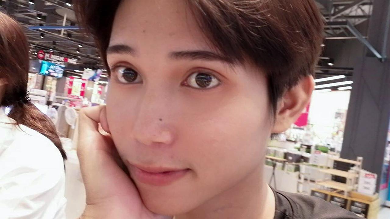 20P Gorgeous Asian shemale posing fully clothed in public in her own compilation