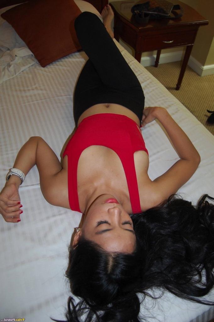 17P Charming amateur Filipina babe Alexis blowing cock & showing off her Asian ass