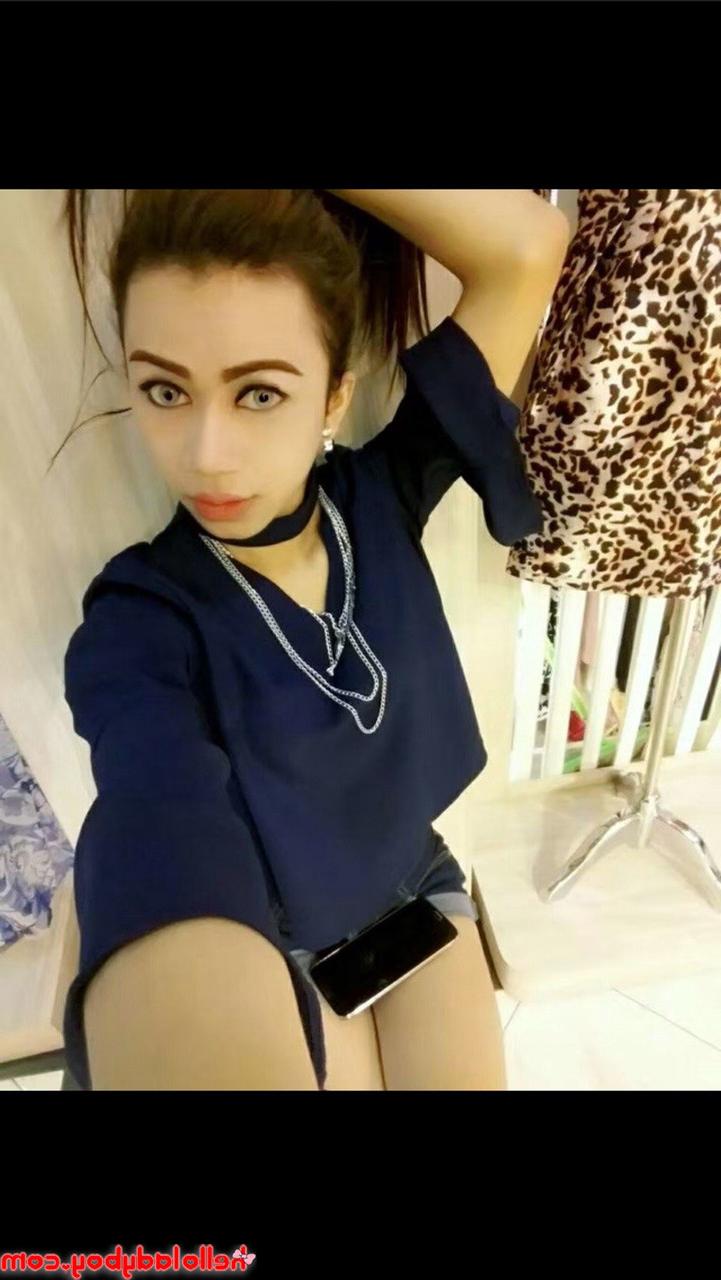 20P Pretty Asian ladyboy Sweetie poses in her hot outfits in her solo compilation
