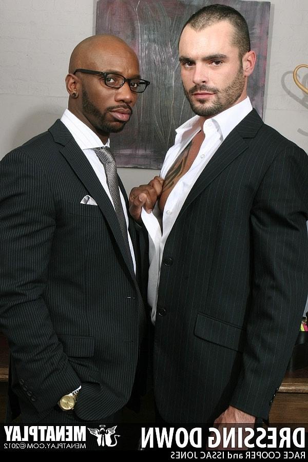 16P Issac Jones & Race Cooper fucking hard in office IR gay sex action