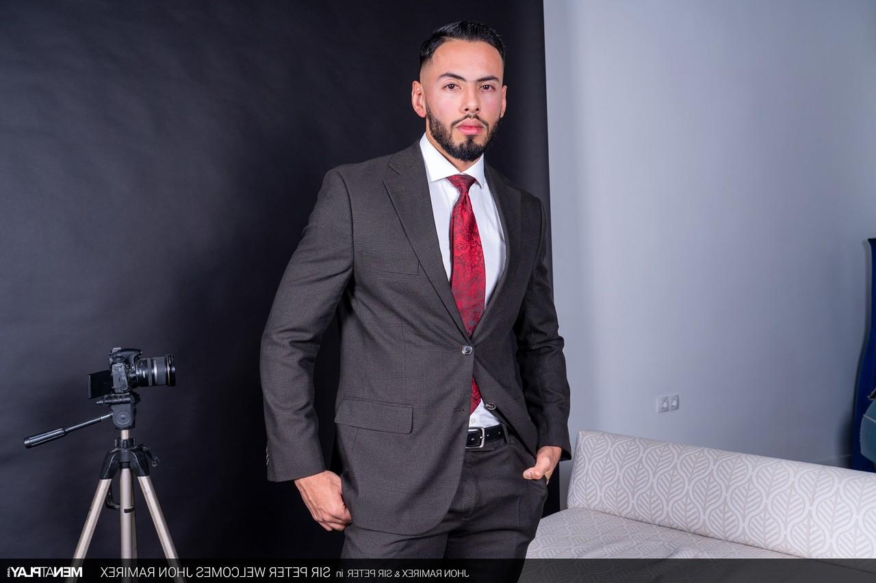20P Dominant boss Sir Peter rims and fucks cute Latino bottom Jhon Ramirex