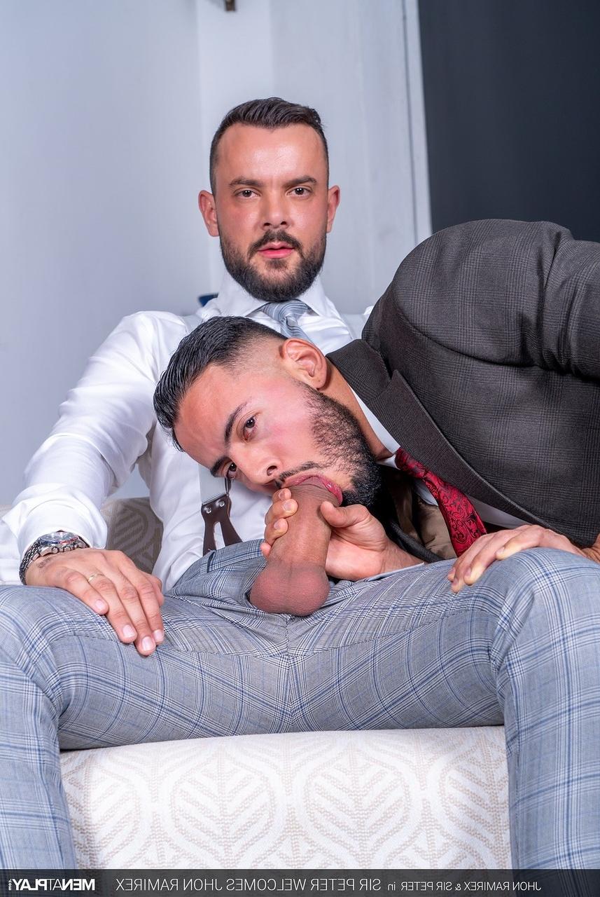 20P Dominant boss Sir Peter rims and fucks cute Latino bottom Jhon Ramirex