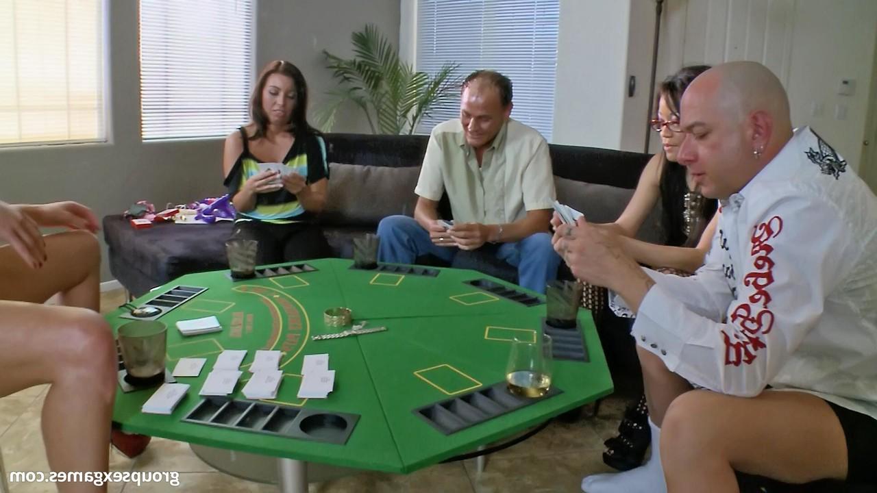 18P Two couples and lonely MILF Zoey Holiday enjoy group fucking after poker