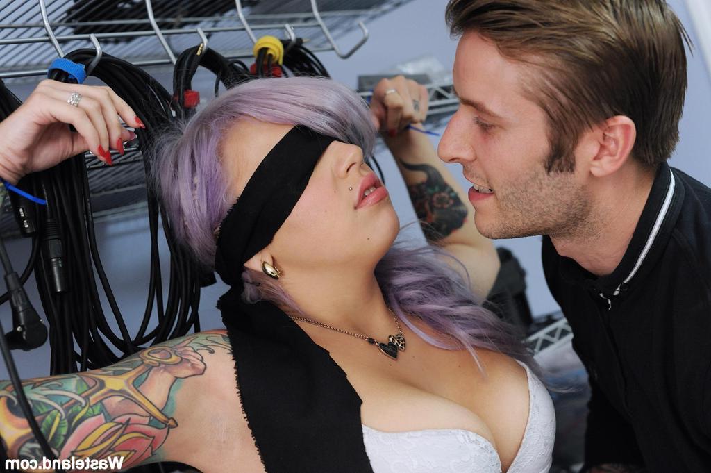 16P Office worker finds herself getting blindfolded toyed & paddled by a coworker