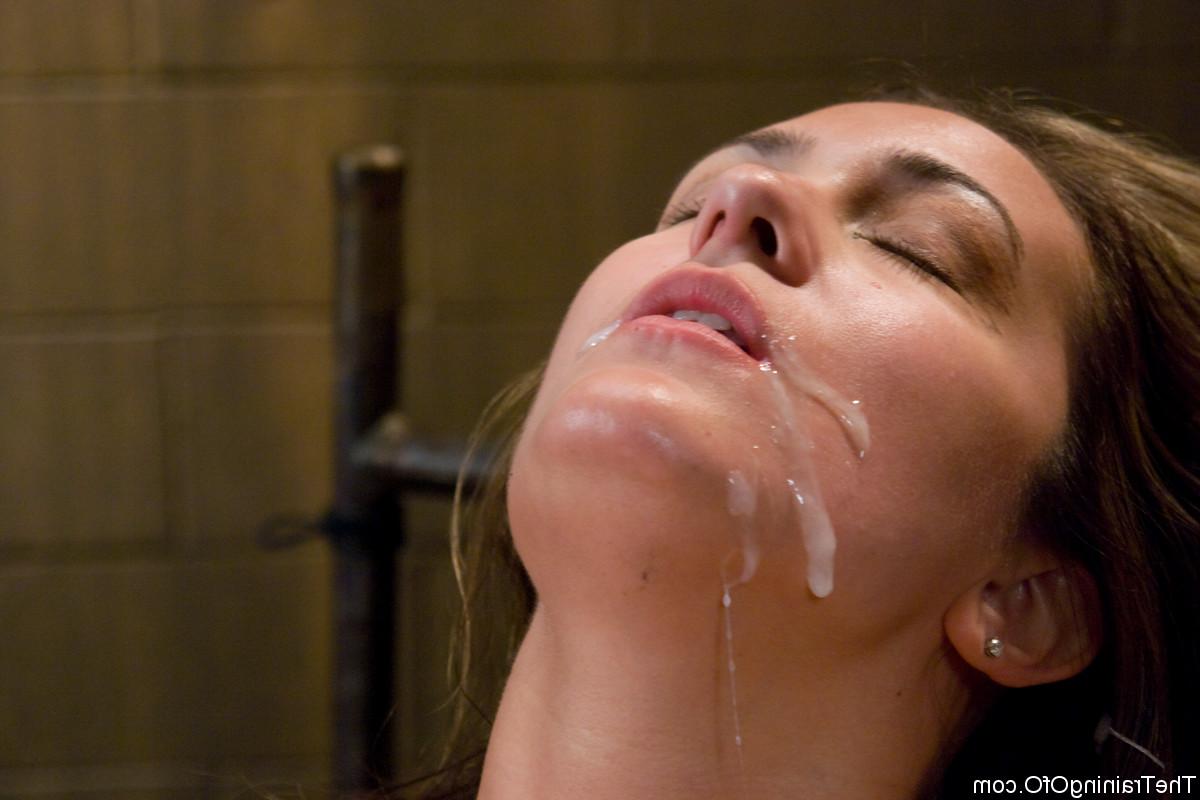 20P MILF with big tits Trina Michaels gets a deep dicking & a facial in bondage