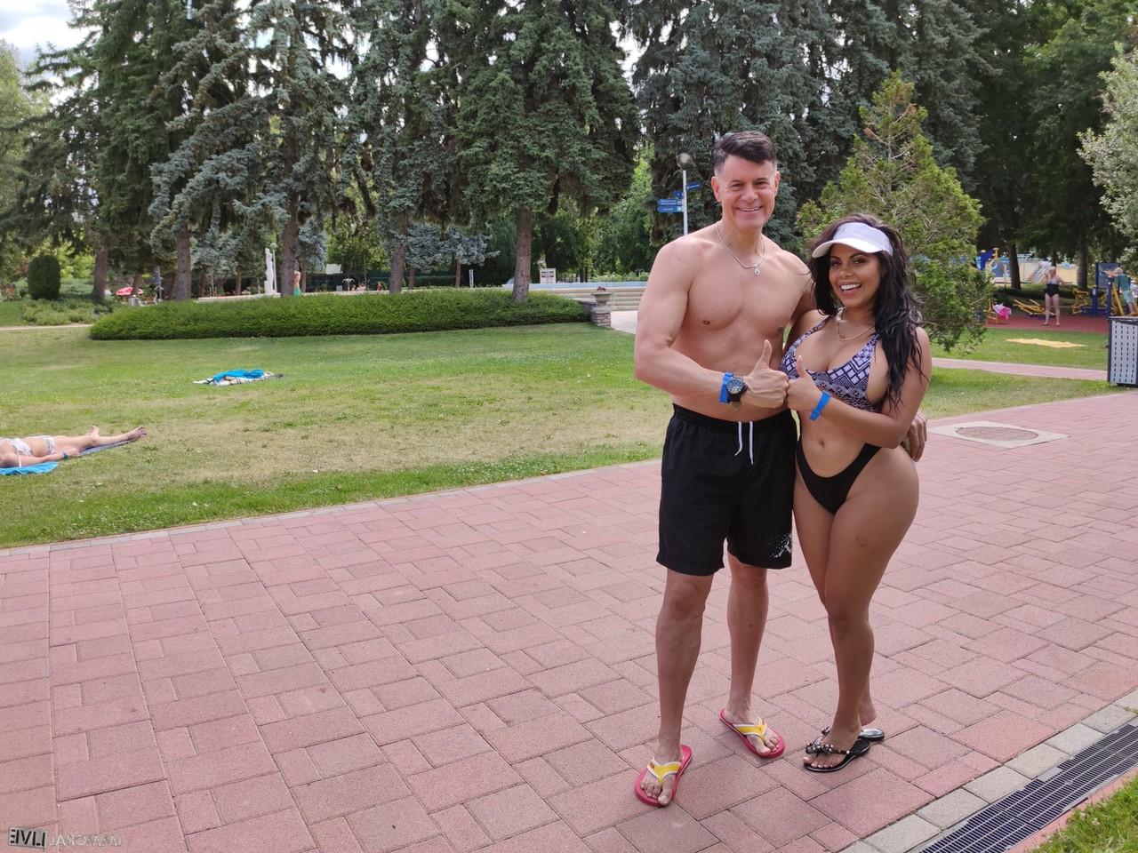 20P Brunette Venezuelan babe Kesha Ortega shows her big tits & gets fucked in POV