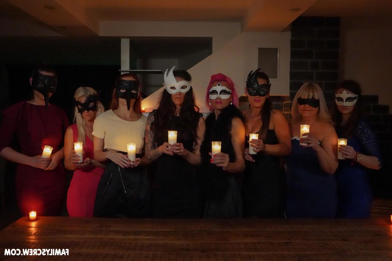 20P Masked nymphos get fucked by a pervert during an amateur fetish ceremony