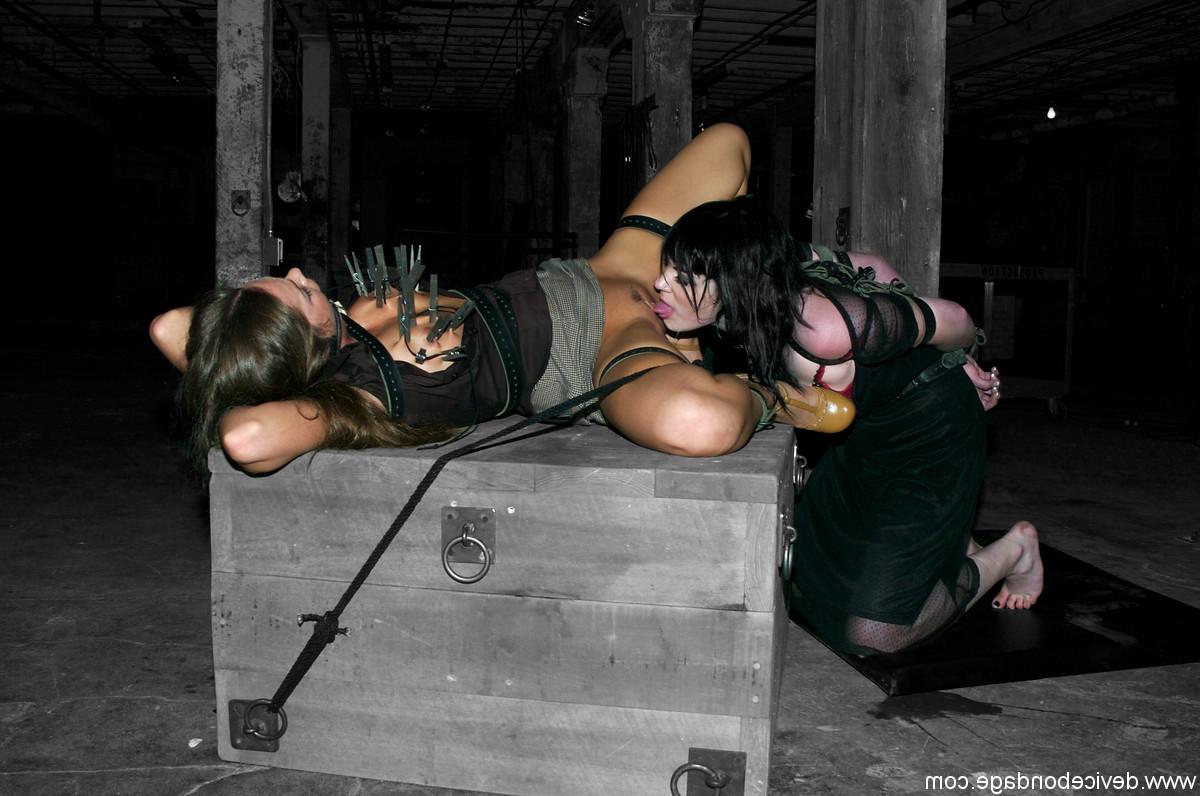 20P Sweet Devaun and Andy San Dimas get tied up and toyed in a basement