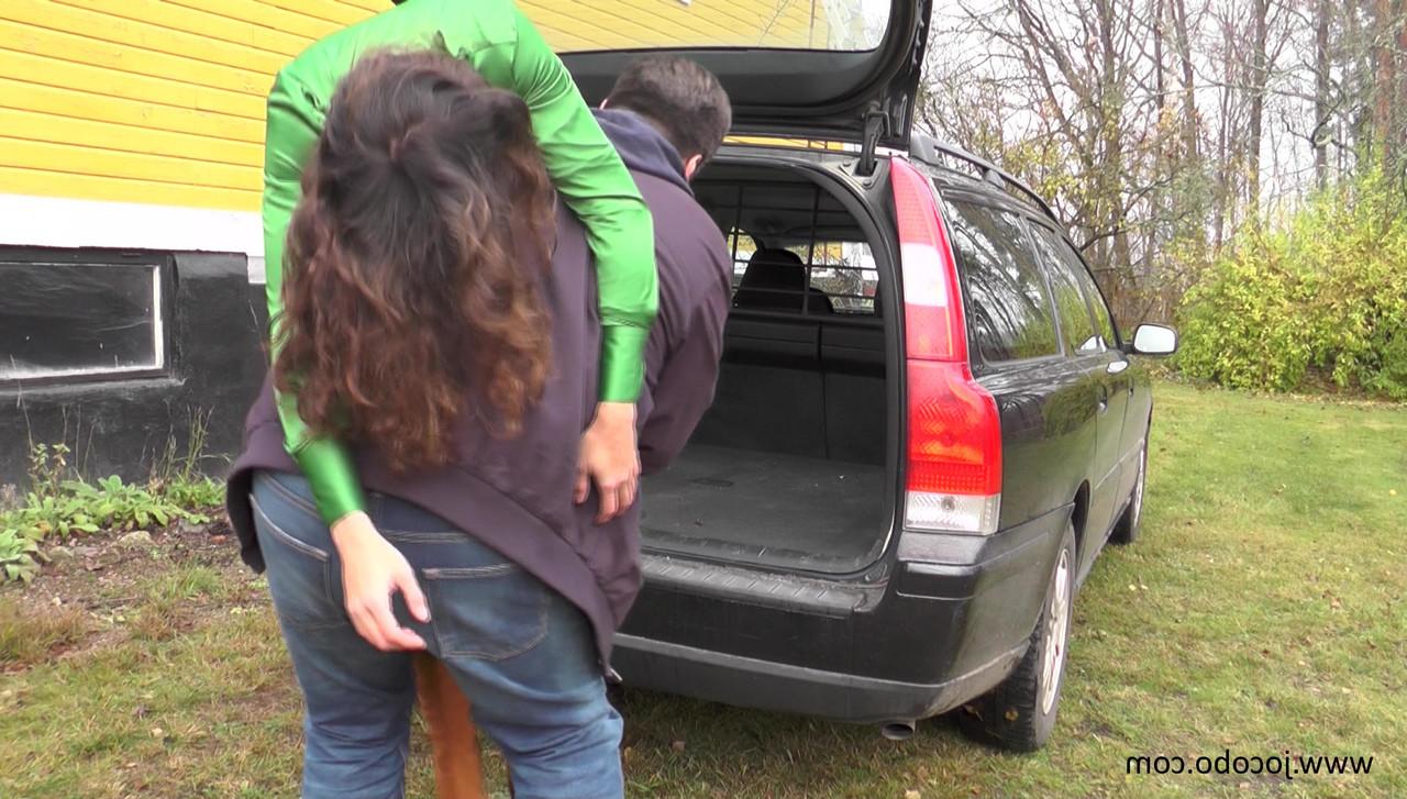 16P Brunette female is rendered unconscious before being loaded into a minivan