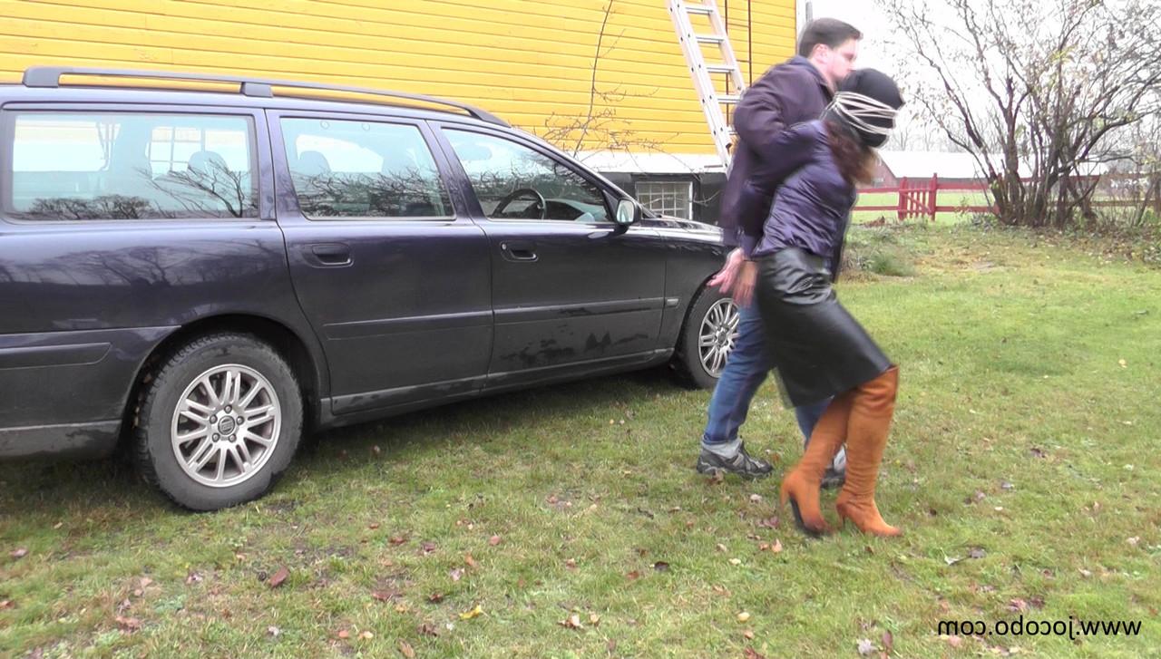 16P Brunette female is rendered unconscious before being loaded into a minivan