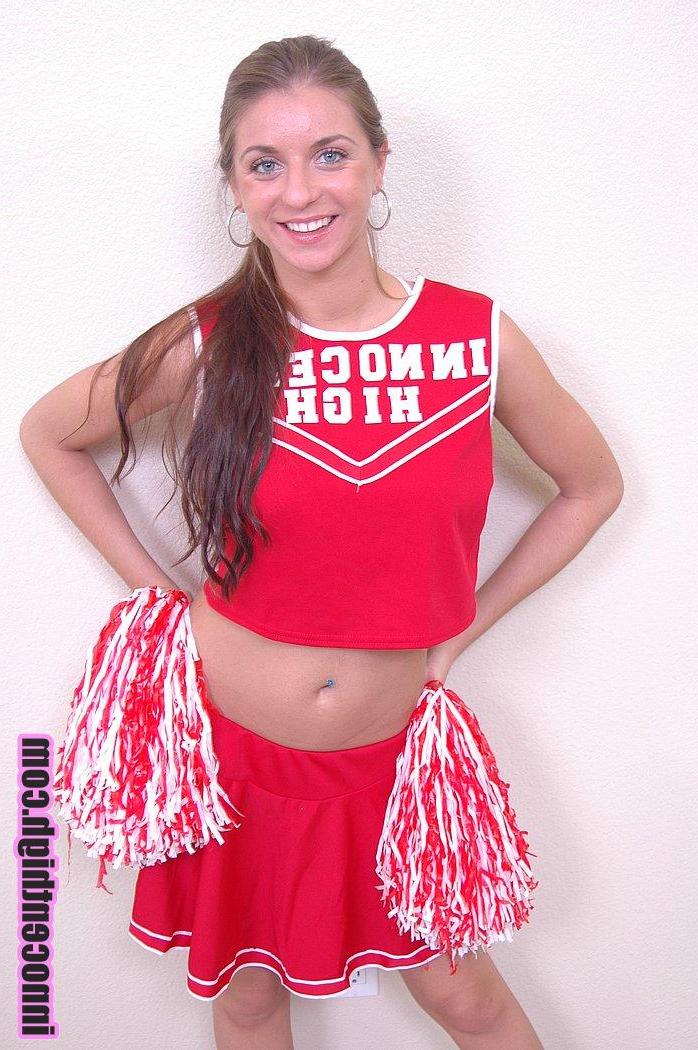 17P Brunette schoolgirls Veronica Stone and Hunni Howard pose seductively