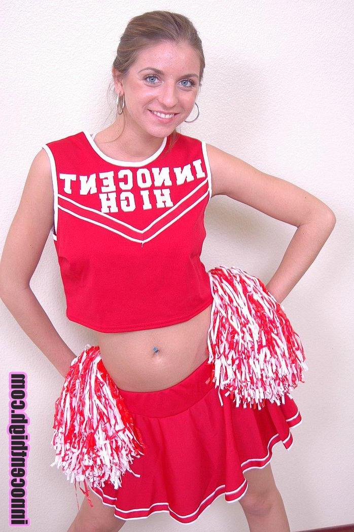 17P Brunette schoolgirls Veronica Stone and Hunni Howard pose seductively