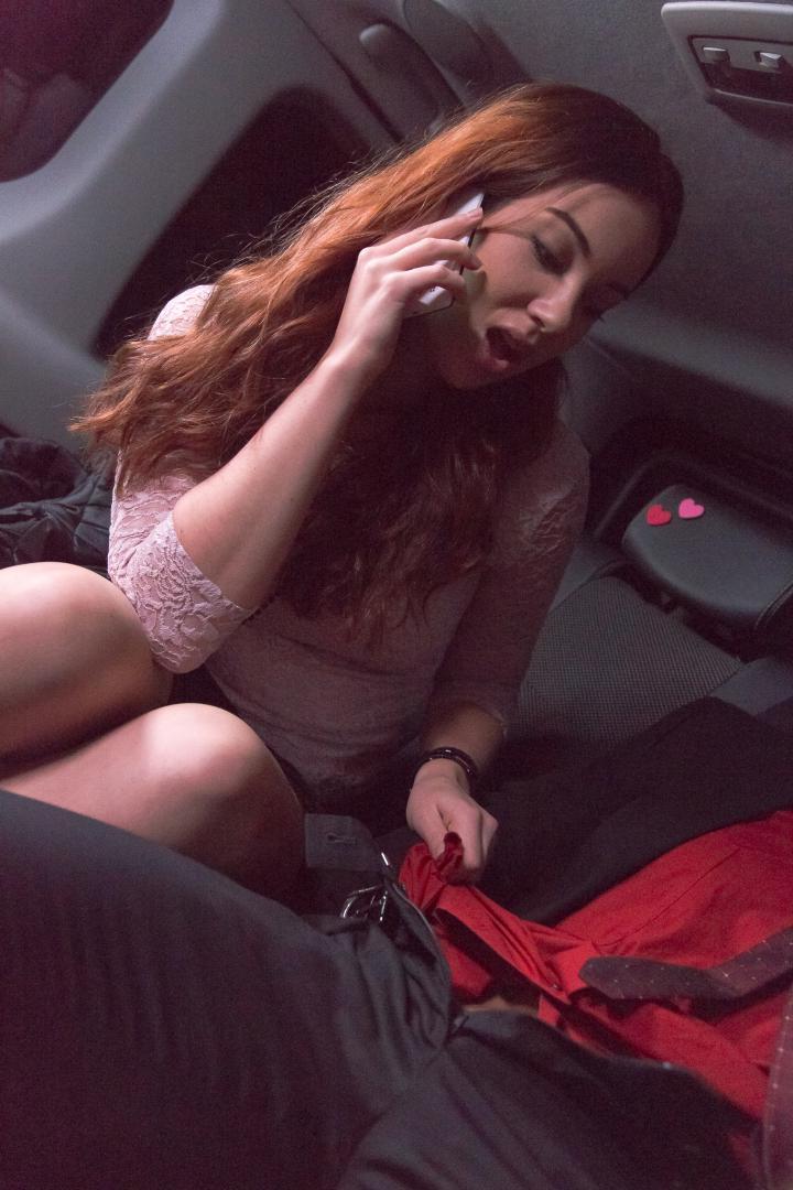 17P Hot rich girl Zoe Davis gets boned by her short limo driver in the back seat