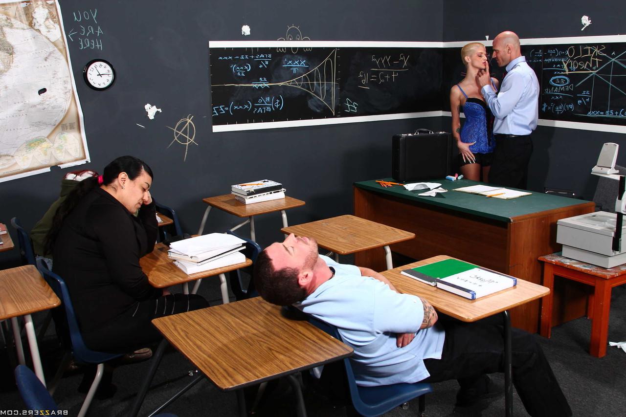 20P Busty student Joslyn James gets some big tits worship from her horny professor
