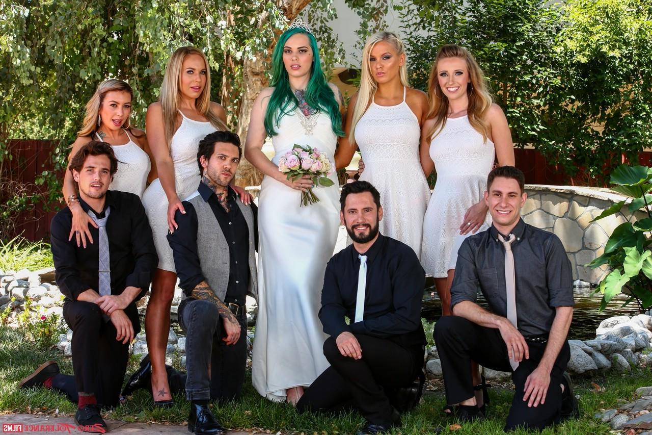 15P A wedding reception ends up being the perfect setting for group sex