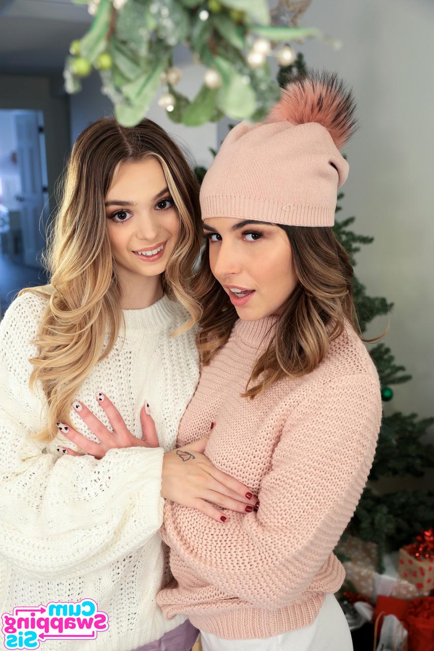 20P Pretty babe Chanel Camryn shares a big dick with her slutty stepsister