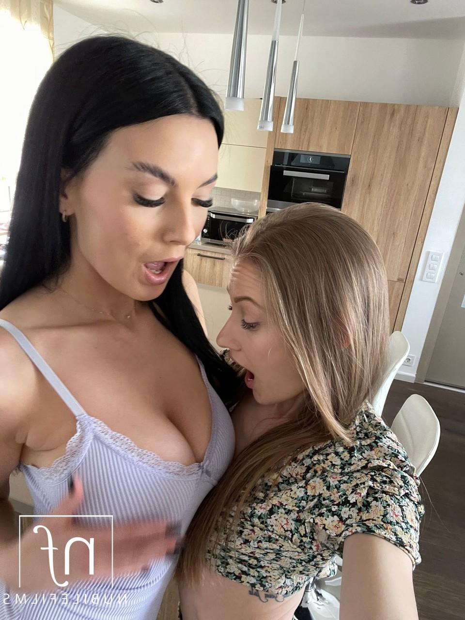 20P Pretty babes Simon Kitty & Tiffany Tatum fuck each other's BF in a wild 4some