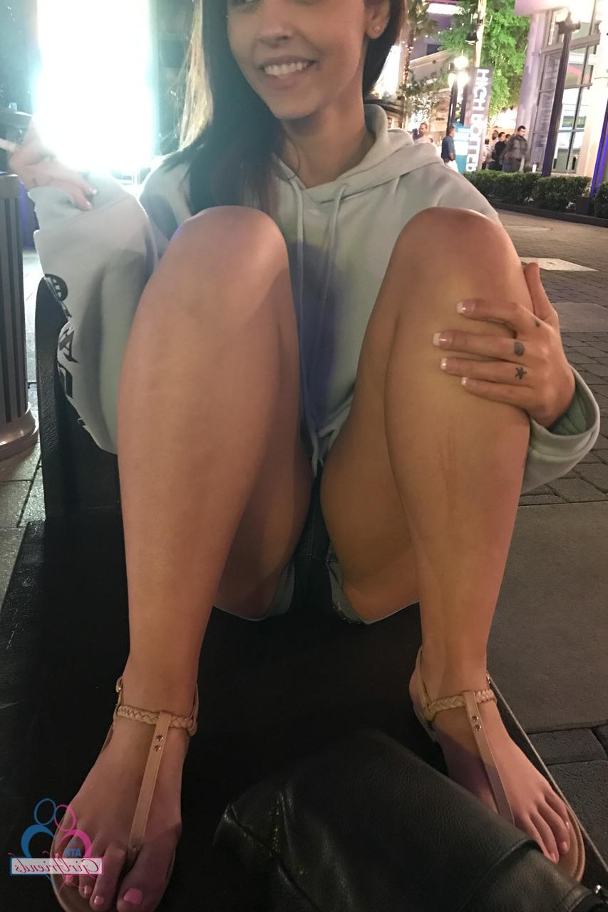 18P Colombian girlfriend Emily Cash flaunts her sexy feet in her solo compilation
