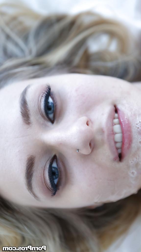 16P Natalia Starr gets screwed and takes a large cumshot on her sweet face