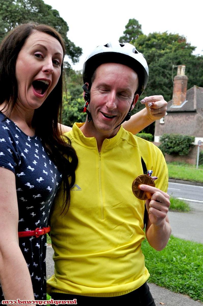 15P Old slut in heels and tutu entices bicycle courier to lick her aging ass