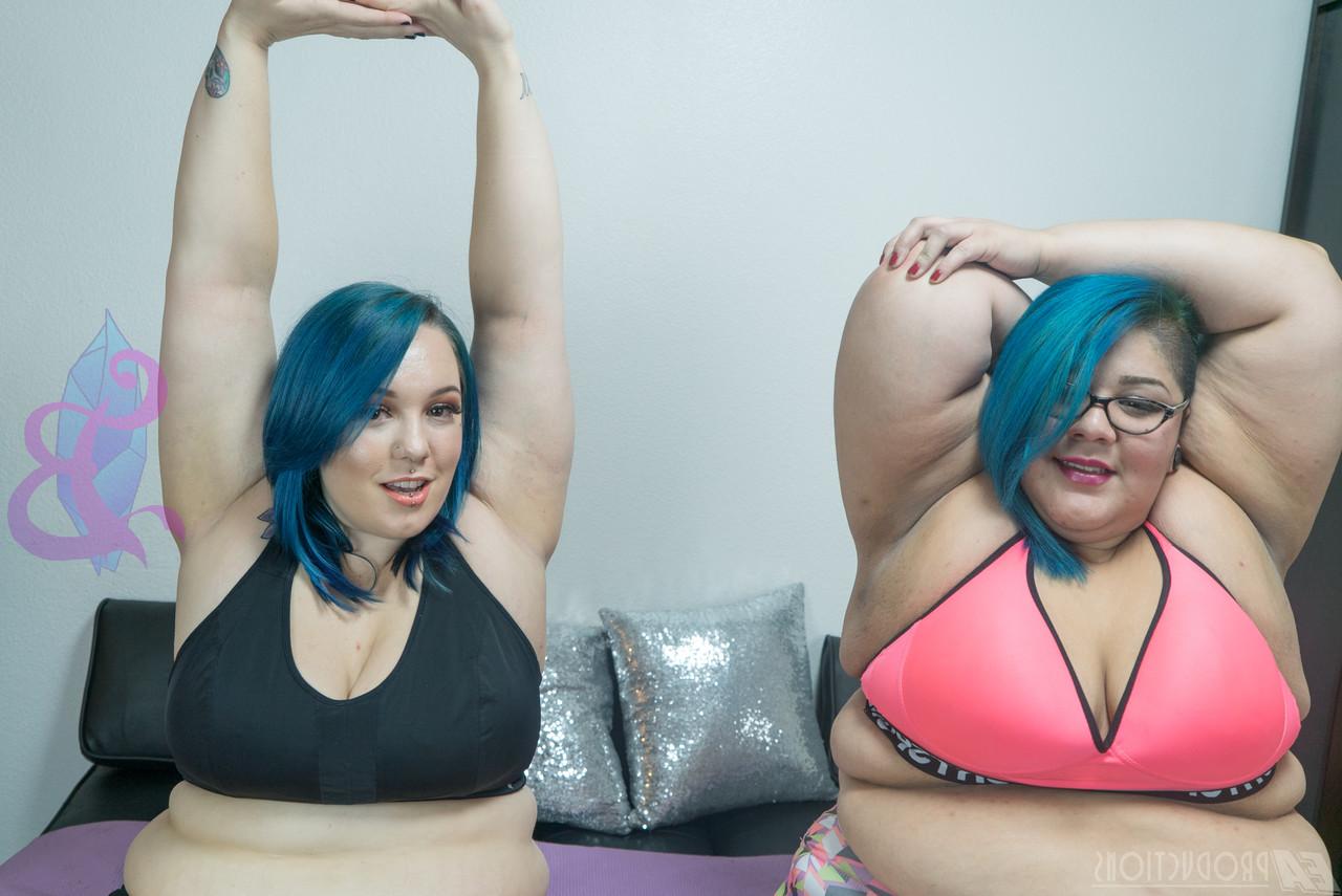 15P American MILF with a fat ass Crystal Blue and her girlfriend strip and toy