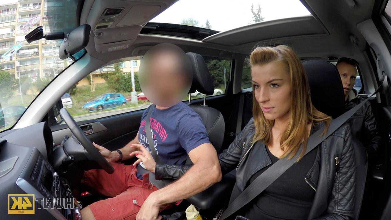 12P Victoria Daniels gets in a stranger's vehicle for unscripted POV sex