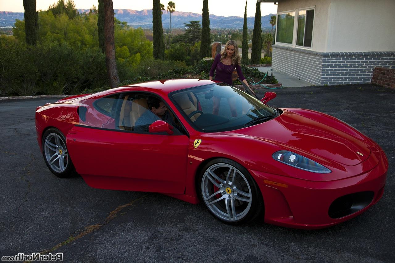 15P Attractive Bree Olson knows what she has to do for a nice ride in sports car