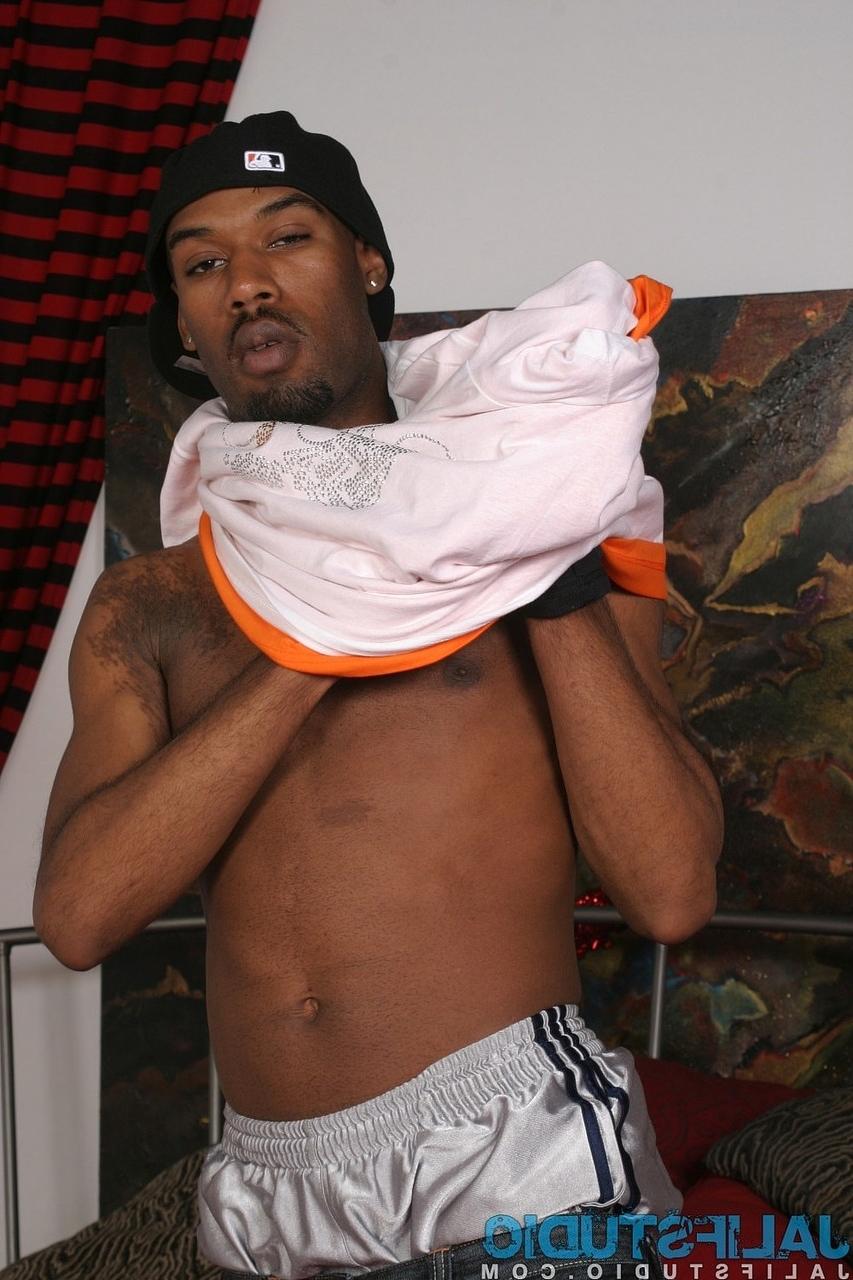 20P Handsome gay Cuban hottie Santos goes topless and plays with his BBC