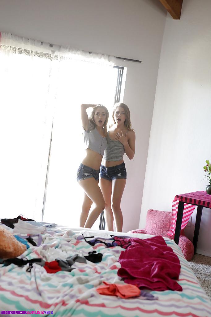16P As loiras pouco legais Kimmy Granger e Sydney Cole compartilham um beijo sexy