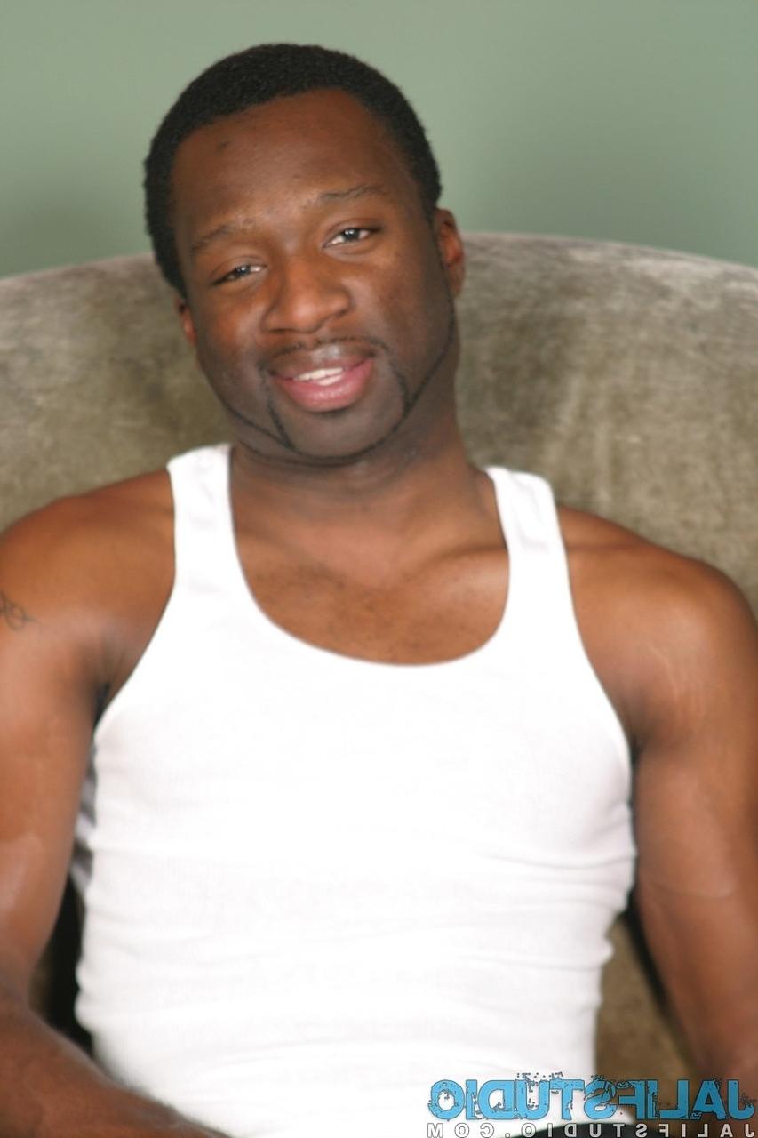 20P Mature gay dude strips and touches his sexy chest and big black dick