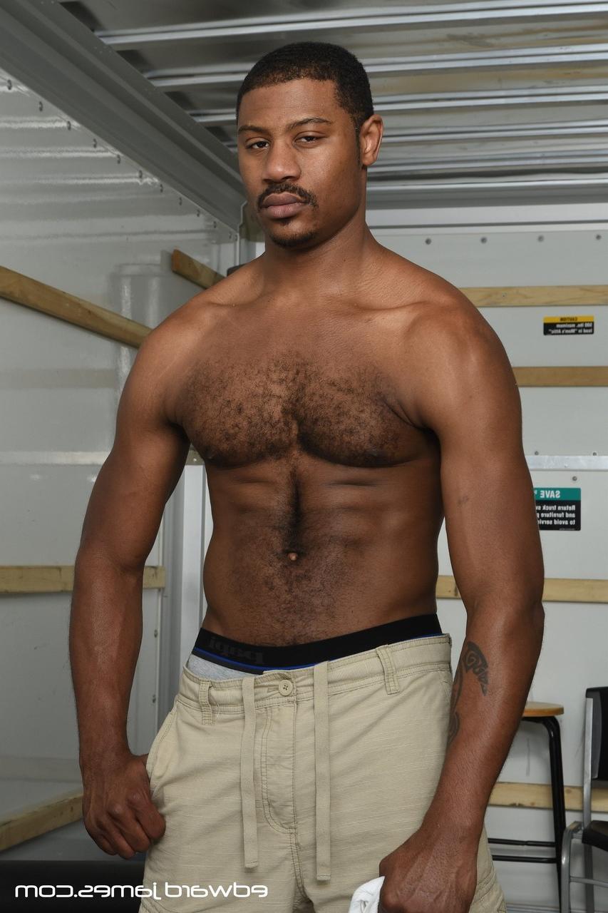 20P Muscular gay men Adonis Courverture, Debonair & Phoenix have a wild anal 3some