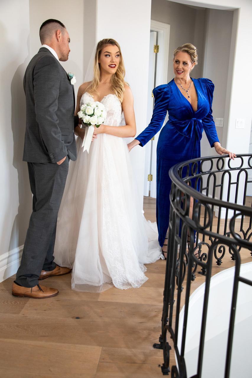 20P Cheating bride Anny Aurora gets caught having lesbian sex with her stepmom