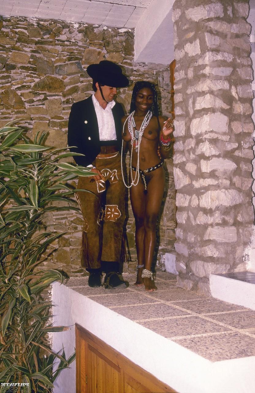 12P Native beauty Brenda is rescued by her hero and shows gratitude with a blowjob