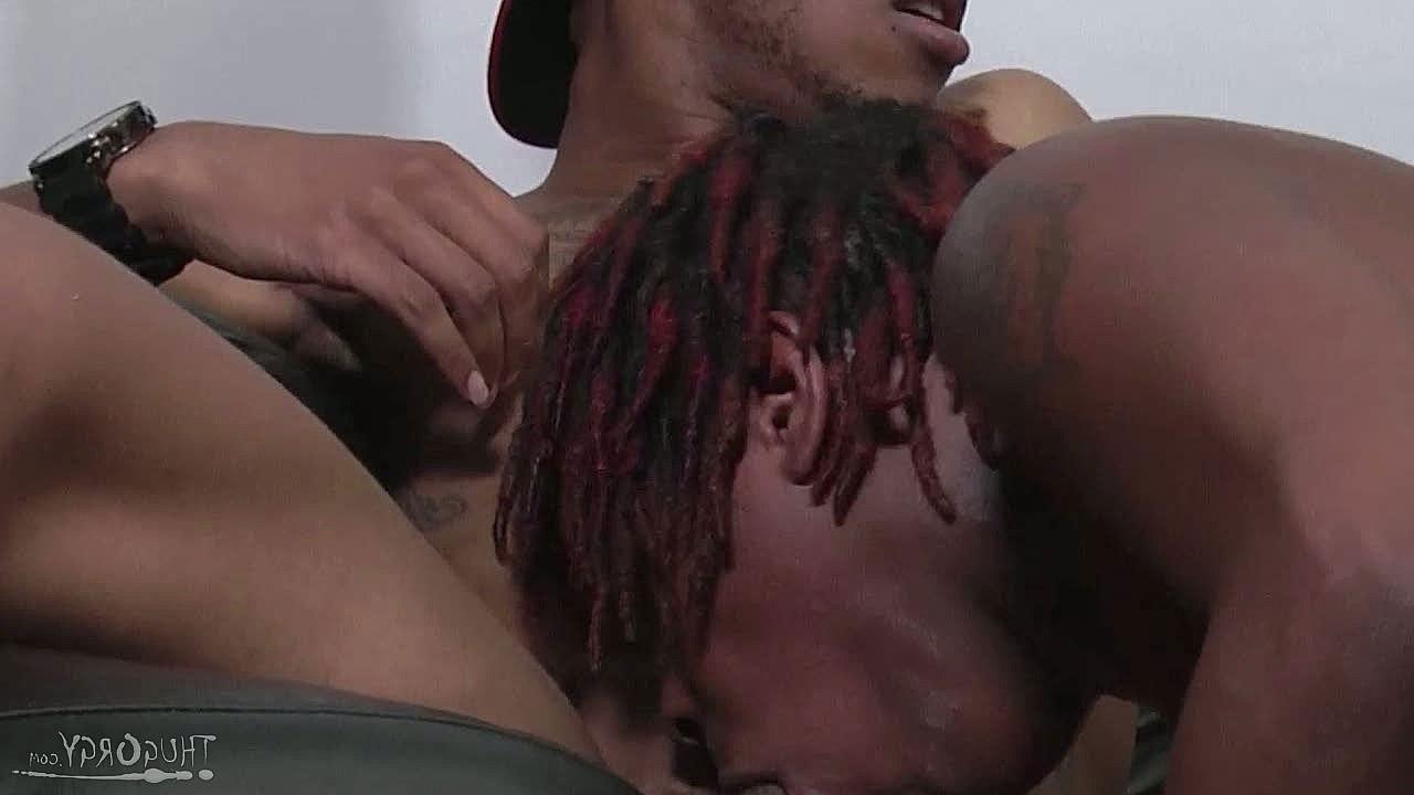 20P Horny black guys bang each other's asshole in a hardcore gay gangbang