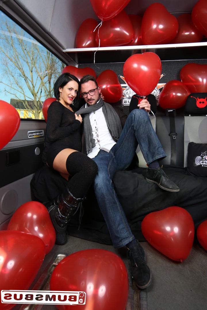 20P Stunning hottie with big natural tits Black Sophie gets pounded on the bus