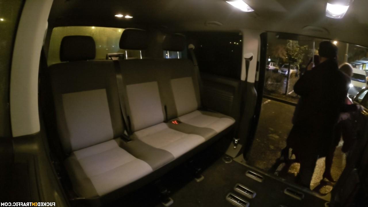 17P Tipsy brunette PD Sandra coached by blonde friend in hardcore backseat bang