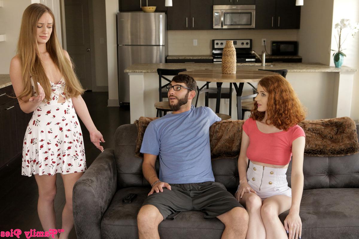 16P Step siblings Abby Rains and her brother get caught fucking by their mom