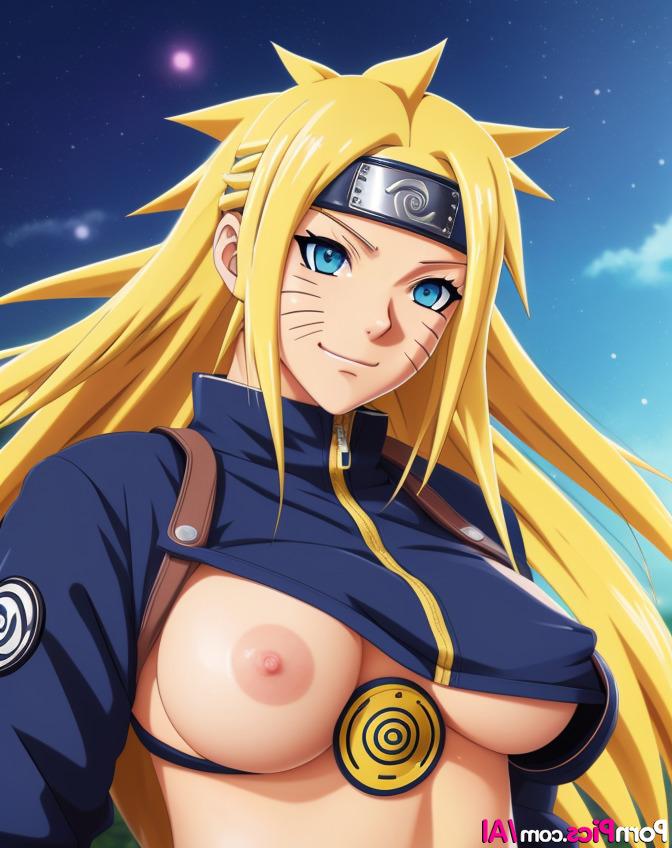 11P Ai Generated Hentai stunner Totsuka shows her huge boobs and pussy