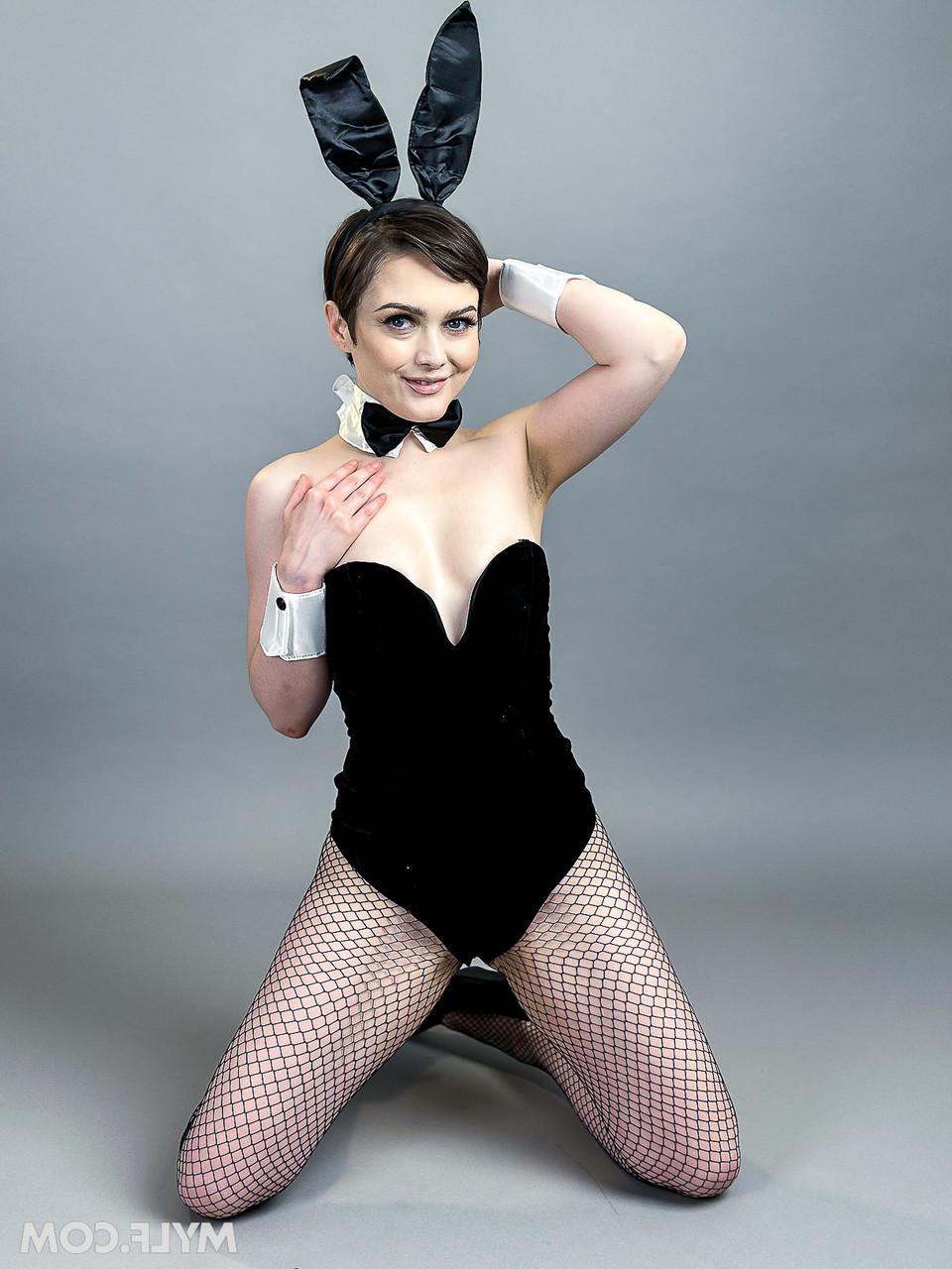 20P Naughty dolls with bunny ears showing their sex skills in a MILF compilation