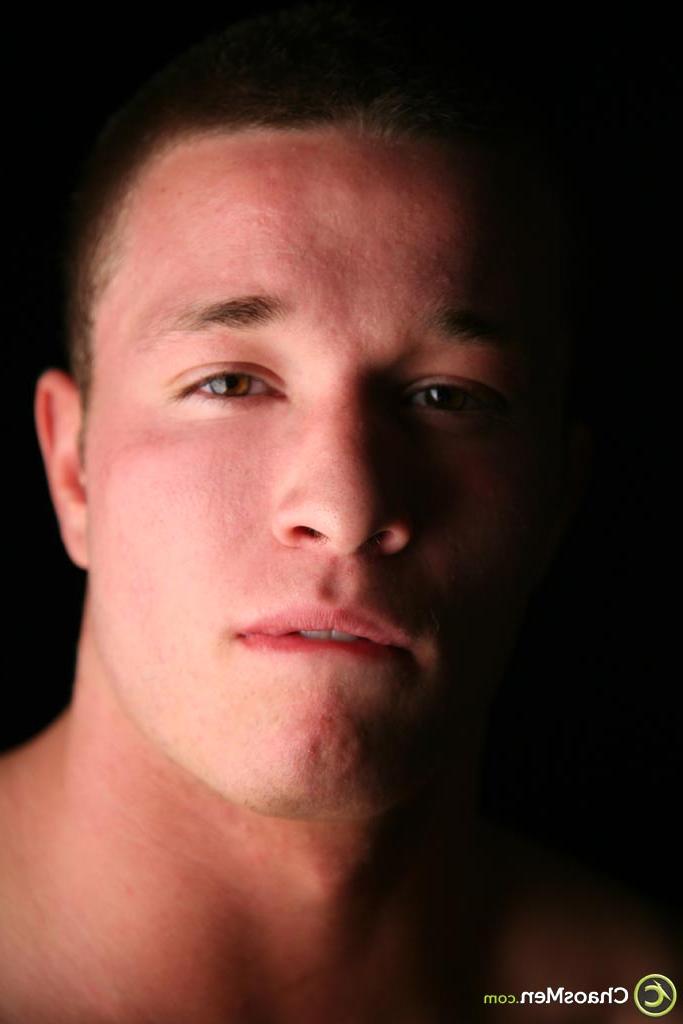 20P Muscular stud Cain flaunts his athletic naked body & his big dick
