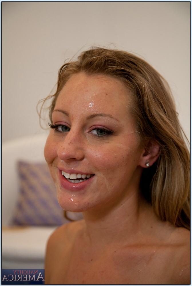 20P Das blonde Babe Alyssa Branch wird in verschiedenen Stellungen gebumst und bekommt dann eine Gesichtsbehandlung