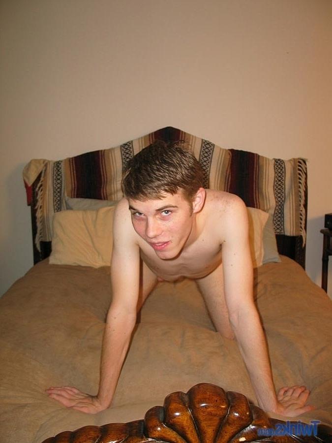 20P Little twink Billy Gee strips off his undies and plays with his big fat dick
