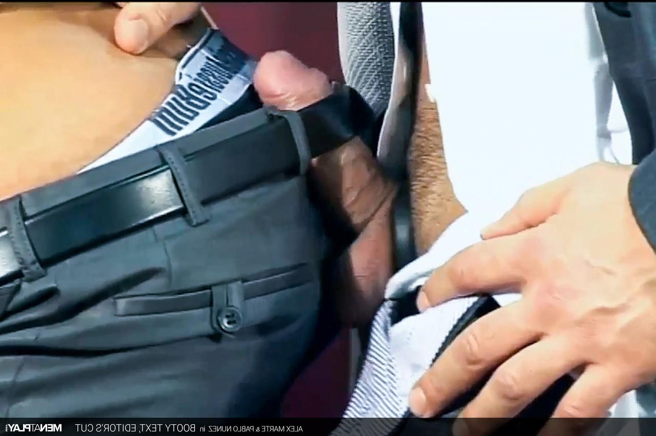 20P Gay workmates Pablo Nunez & Alex Marte have a wild anal quickie in the office