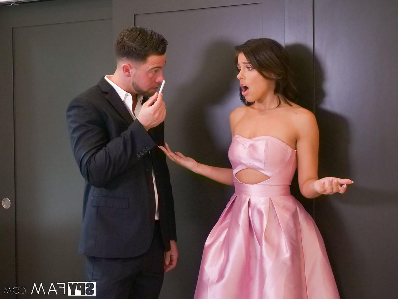 17P Brunette stepsister with tiny tits Adriana Chechik gets stuffed and creampied