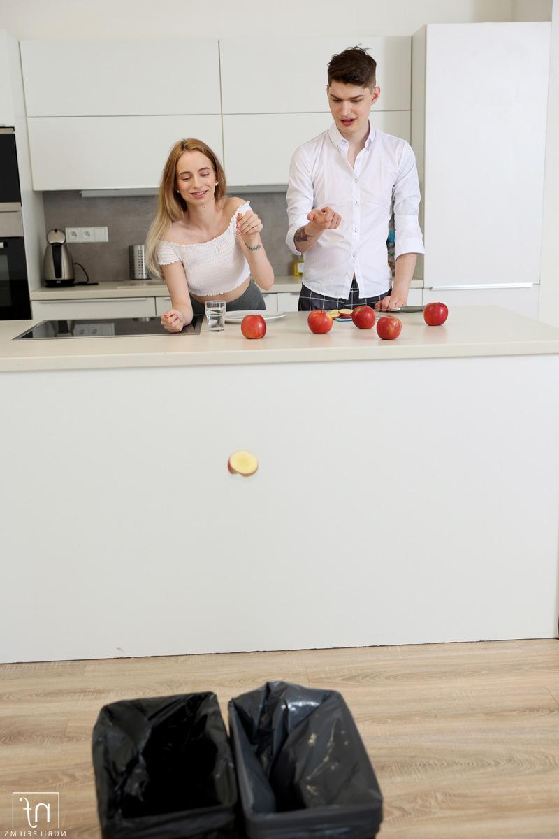 16P Young redhead Lily Steele ends up on top of a boy's cock during a fuck