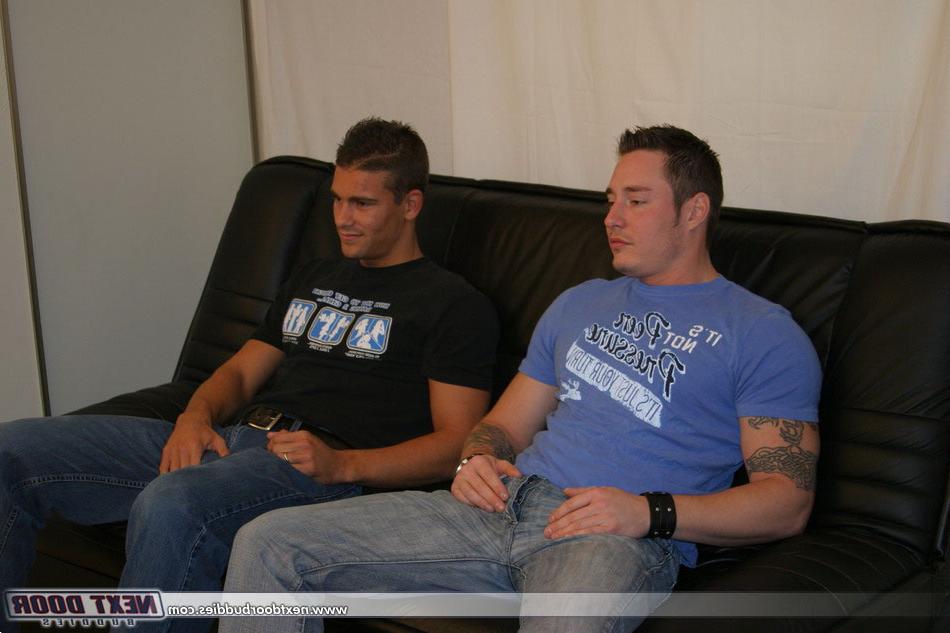 20P Gay studs Sebastian & Phoenix teasing all nude with their irresistible cocks