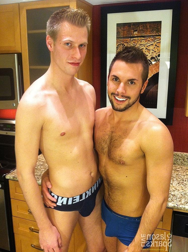 13P Zack Taylor gets bent over the kitchen counter & boned by gay boy Luke Andrews
